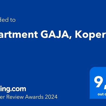 Apartment Gaja, Копер Экстерьер фото